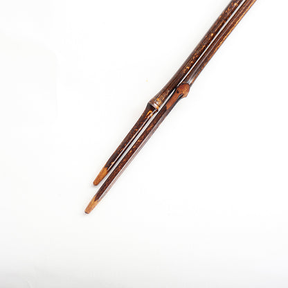 Elegant Black Bamboo Serving Chopsticks