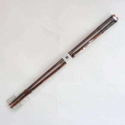 Elegant Black Bamboo Serving Chopsticks