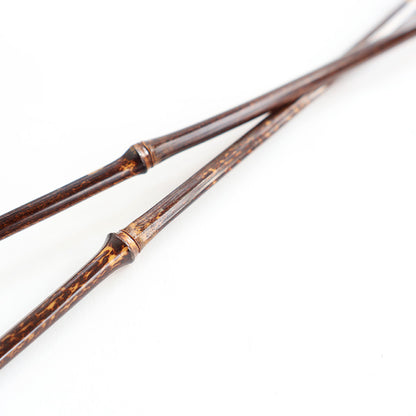 Elegant Black Bamboo Serving Chopsticks